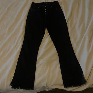 Abercrombie high rise ankle flare